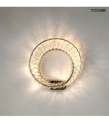 MOOSEE lampa ścienna WAVE chrom