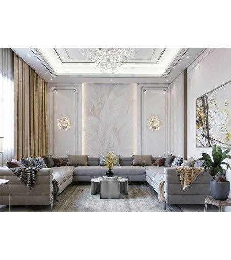 MOOSEE lampa ścienna WAVE chrom