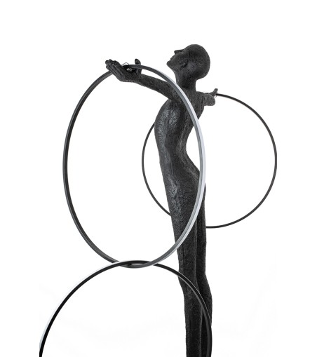 Lampa podłogowa HUMAN CIRCULO włókno szklane