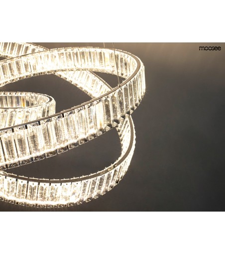 MOOSEE lampa wisząca WAVE 80 chrom