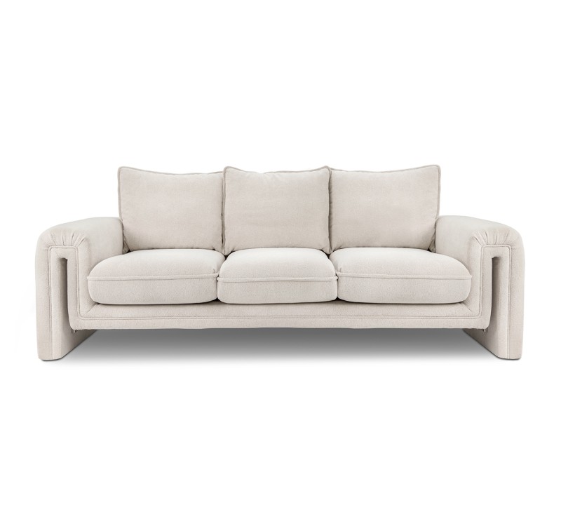 Sofa KELLY 230 tkanina szenil beżowa