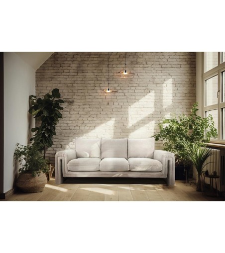 Sofa KELLY 230 tkanina szenil beżowa