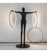 Lampa podłogowa HUMAN CIRCULO włókno szklane