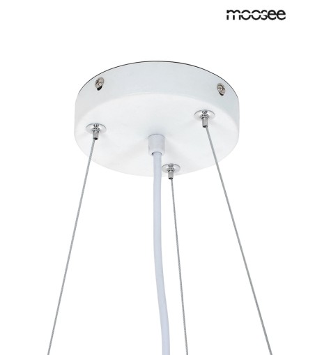 MOOSEE lampa wisząca NIDO biała