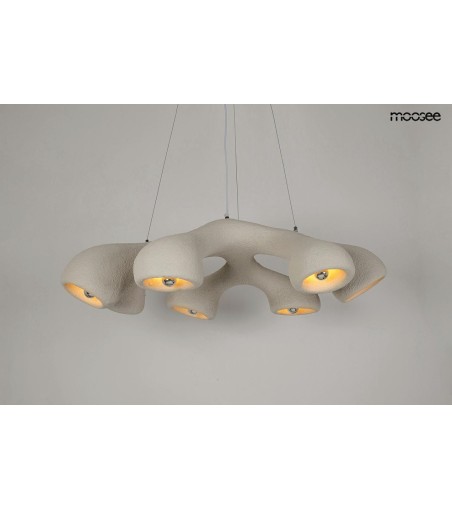 MOOSEE lampa wisząca NIDO biała