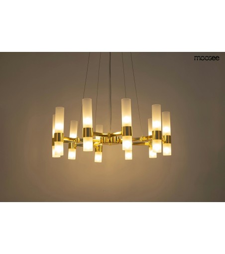 MOOSEE lampa wisząca TUBS 10 złota