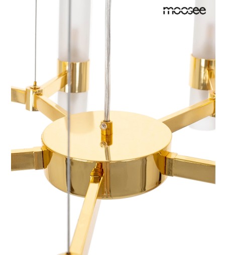MOOSEE lampa wisząca TUBS 10 złota