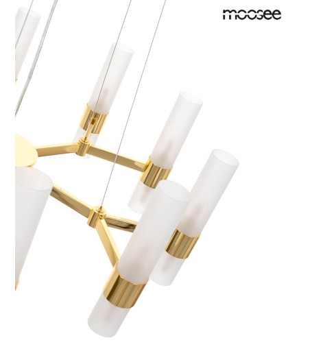 MOOSEE lampa wisząca TUBS 10 złota