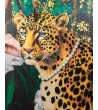 Obraz PEARLS LEOPARD 150x120 cm