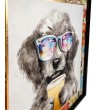 Obraz COFFEE DOG 100x100 cm