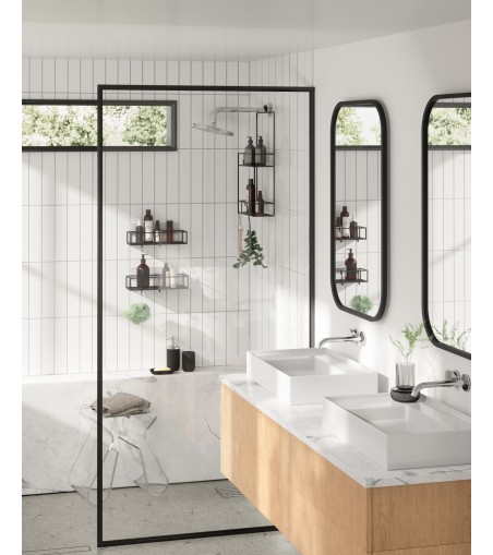 UMBRA zestaw 2 półek prysznicowych        CUBIKO czarny