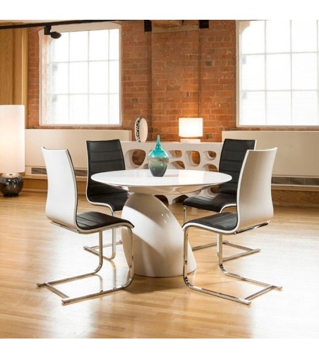 Stół FUNGO GRANDE biały - włókno szklane