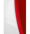 Fotel BALL biało-czerwony - włókno szklane