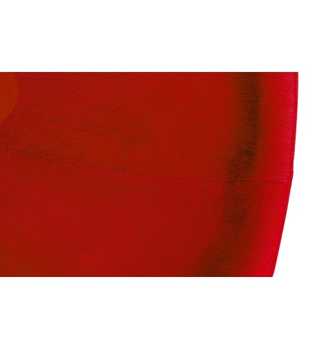 Fotel BALL biało-czerwony - włókno szklane