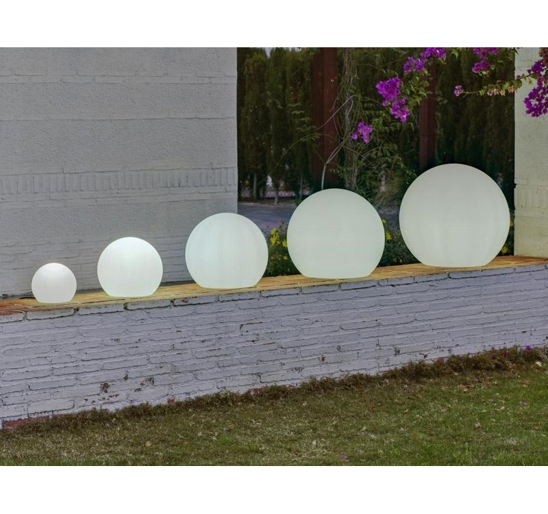 NEW GARDEN lampa ogrodowa BULY 40 CABLE biała