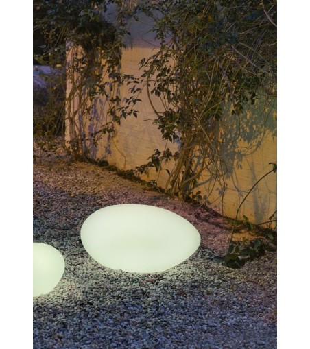 NEW GARDEN lampa ogrodowa PETRA 60 CABLE biała