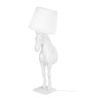 Lampa podłogowa KOŃ HORSE STAND S biała - włókno szklane