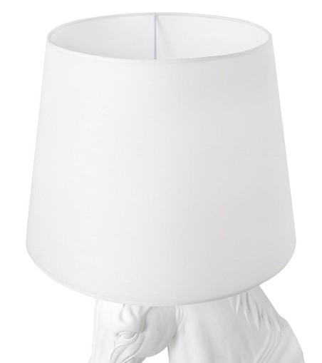 Lampa podłogowa KOŃ HORSE STAND S biała - włókno szklane