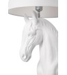 Lampa podłogowa KOŃ HORSE STAND S biała - włókno szklane