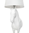 Lampa podłogowa KOŃ HORSE STAND S biała - włókno szklane