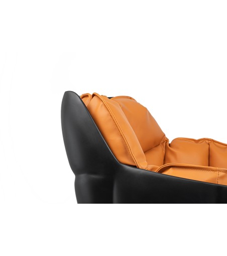 Krzesło obrotowe SHIBA brązowe / czarne