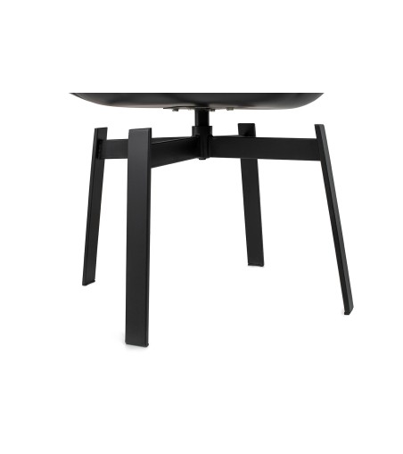 Krzesło obrotowe SHIBA brązowe / czarne