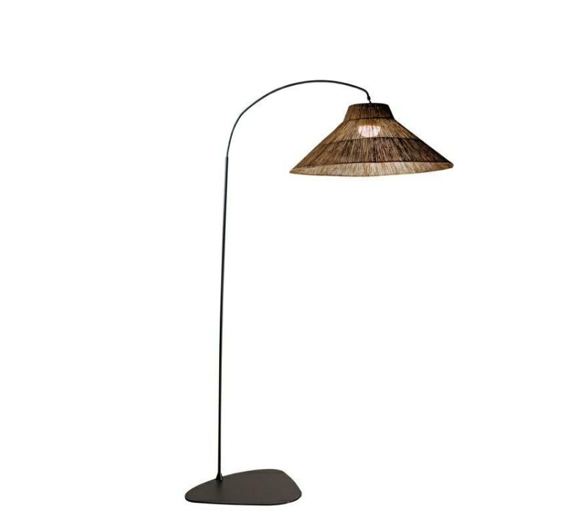 NEW GARDEN lampa podłogowa NIZA 230 BATTERY NEGRO