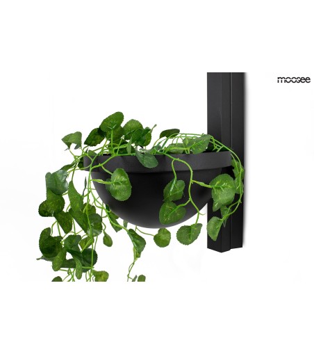 MOOSEE lampa ścienna PLANT WALL czarna