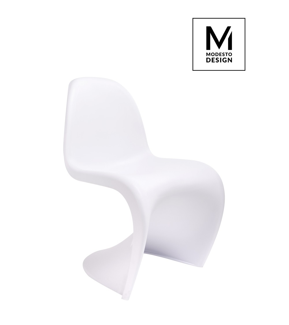MODESTO krzesło HOVER białe -             polipropylen