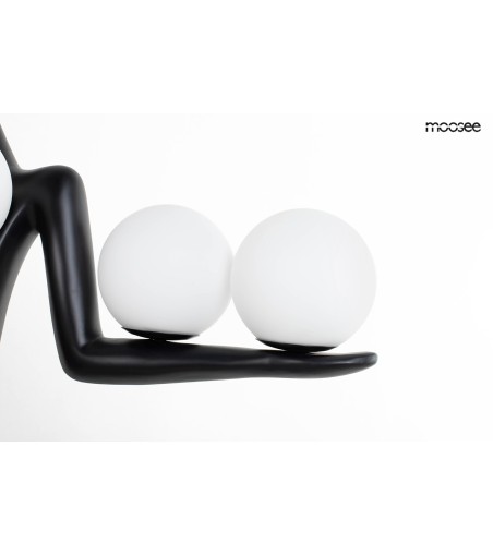 MOOSEE lampa podłogowa HUMAN DREAMER czarna