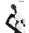 MOOSEE lampa podłogowa HUMAN DREAMER czarna