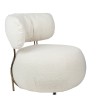 Fotel LOW TEDDY biały