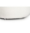 Fotel LOW TEDDY biały