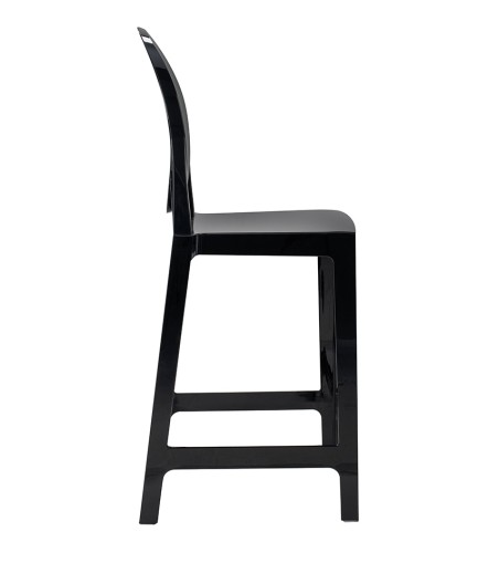 Krzesło barowe VICTORIA 65 cm czarne