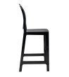 Krzesło barowe VICTORIA 65 cm czarne