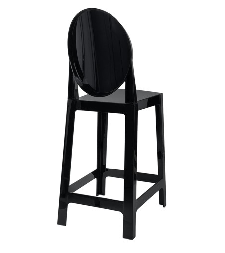 Krzesło barowe VICTORIA 65 cm czarne