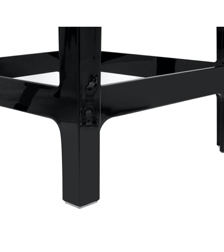 Krzesło barowe VICTORIA 65 cm czarne