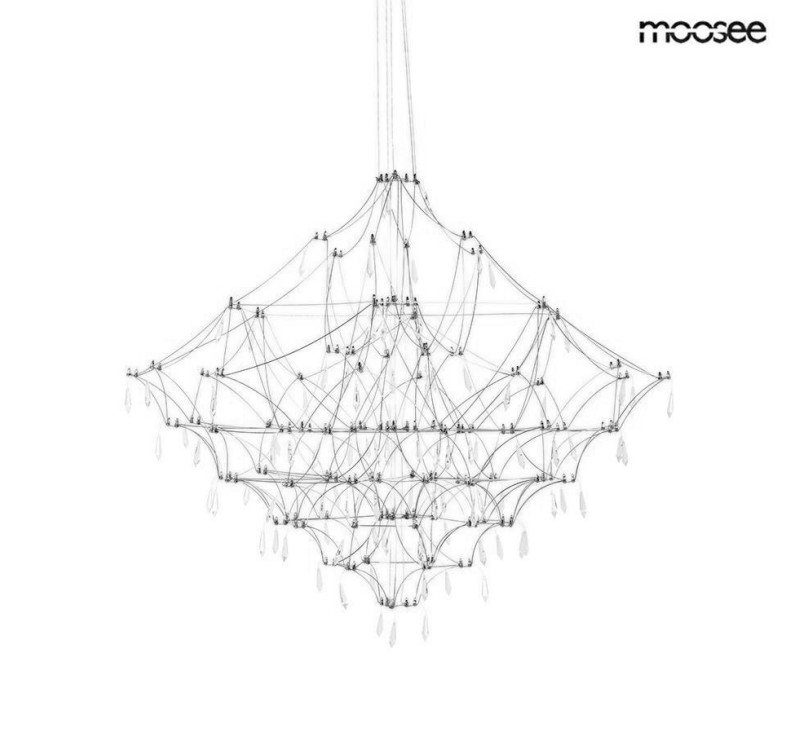 MOOSEE lampa wisząca CONSTELATION 77 -    LED, stal szczotkowana