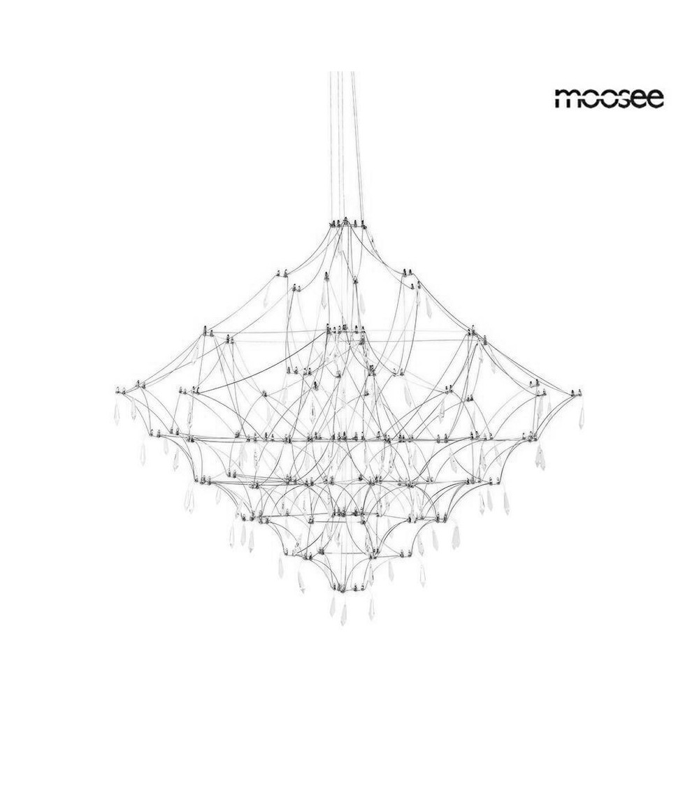 MOOSEE lampa wisząca CONSTELATION 77 -    LED, stal szczotkowana