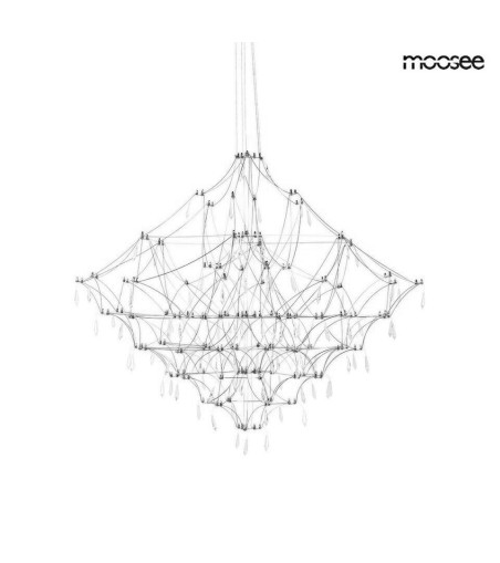MOOSEE lampa wisząca CONSTELATION 77 -    LED, stal szczotkowana