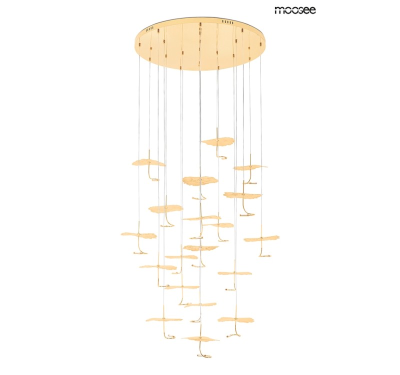 MOOSEE lampa wisząca LEAFS DISC złota