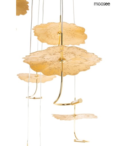 MOOSEE lampa wisząca LEAFS DISC złota