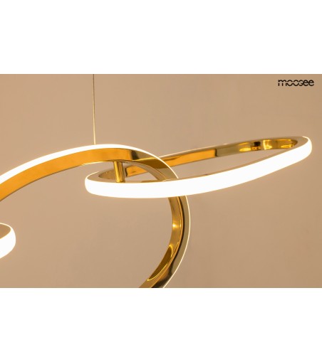 MOOSEE lampa wisząca JAZZ 5 złota