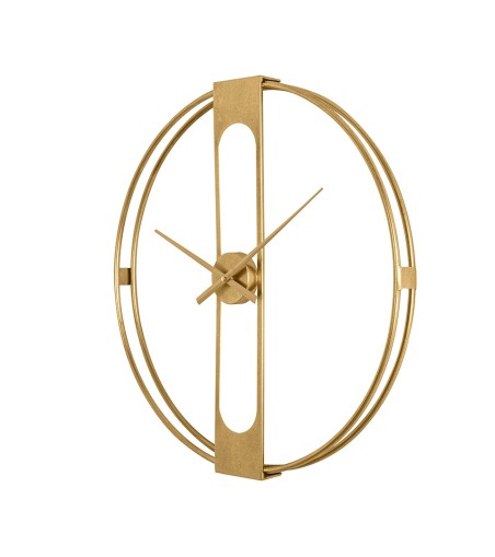 KARE zegar CLIP 60 złoty