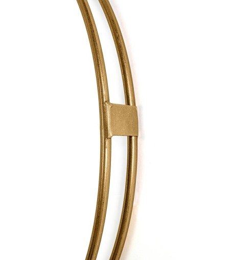 KARE zegar CLIP 60 złoty