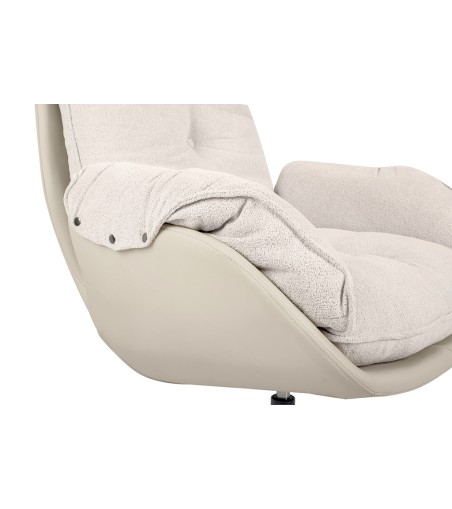 Fotel obrotowy CARINO beżowy
