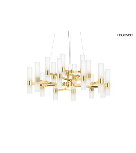 MOOSEE lampa wisząca TUBS 18 złota