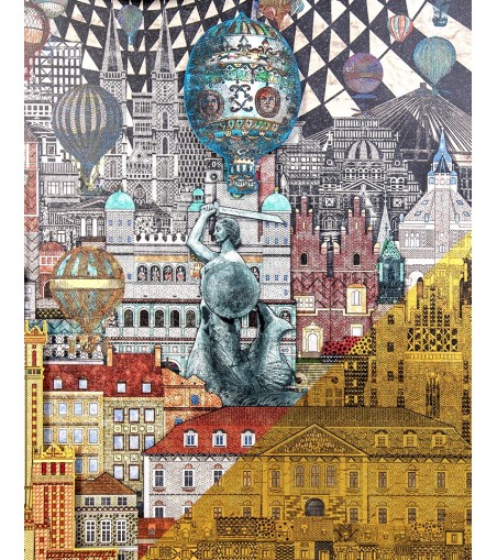 Obraz WARSAW GIRL 110x174 cm