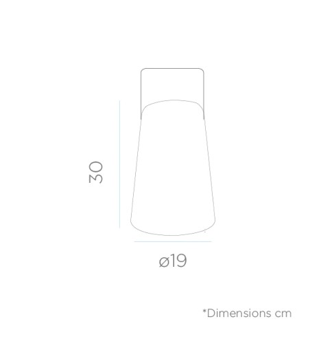 NEW GARDEN lampa przenośna NOMADA 30 SOLAR SMARTECH + BATTERY