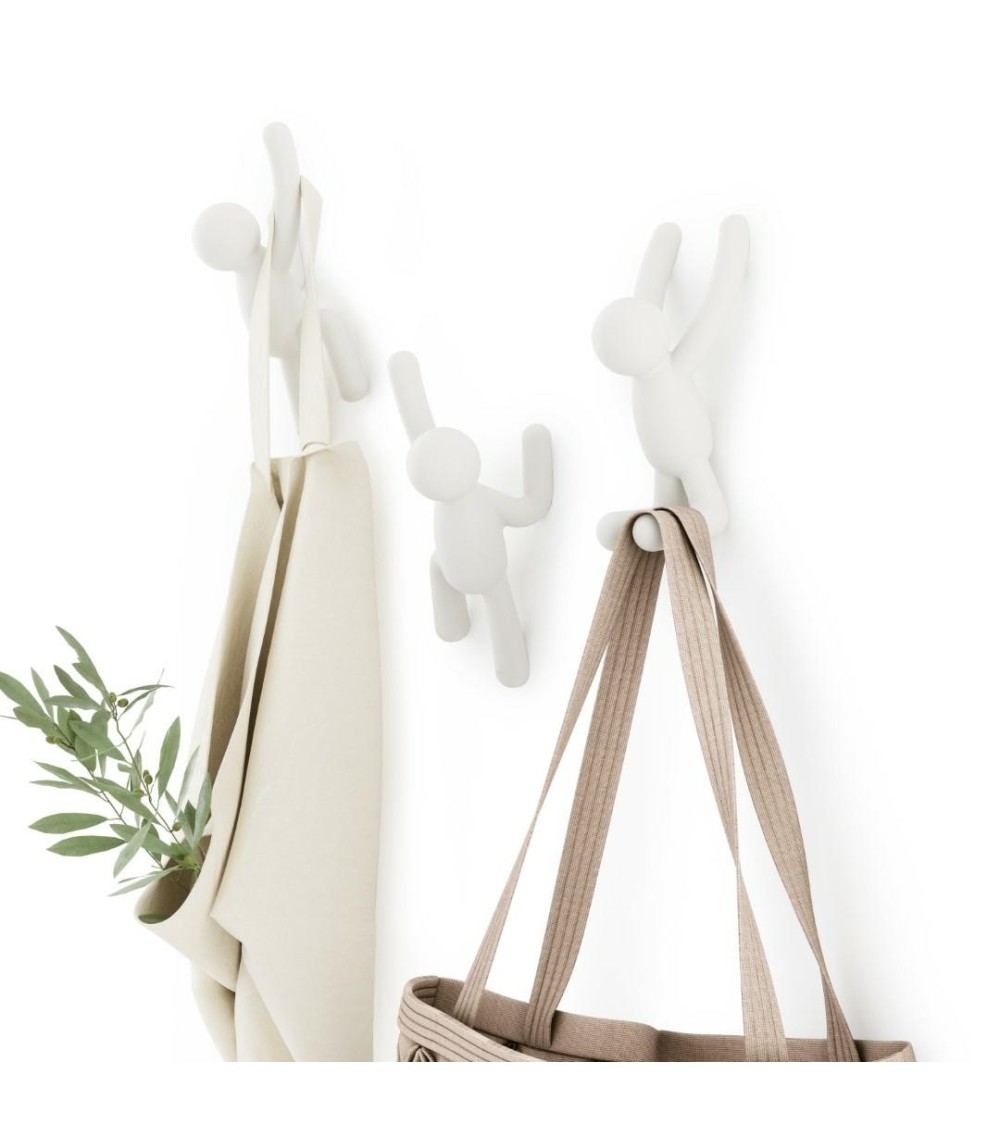 UMBRA wieszak ścienny BUDDY biały